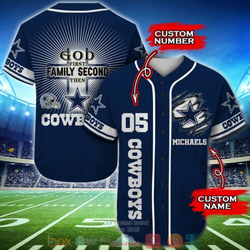 Personalized Dallas Cowboys Nfl Baseball Jersey Shirt - Hot Sale 2025