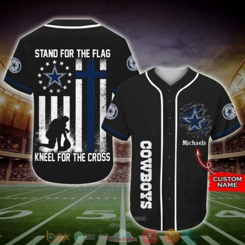 Personalized Dallas Cowboys Nfl Stand For The Flag Baseball Jersey Shirt - Hot Sale 2025