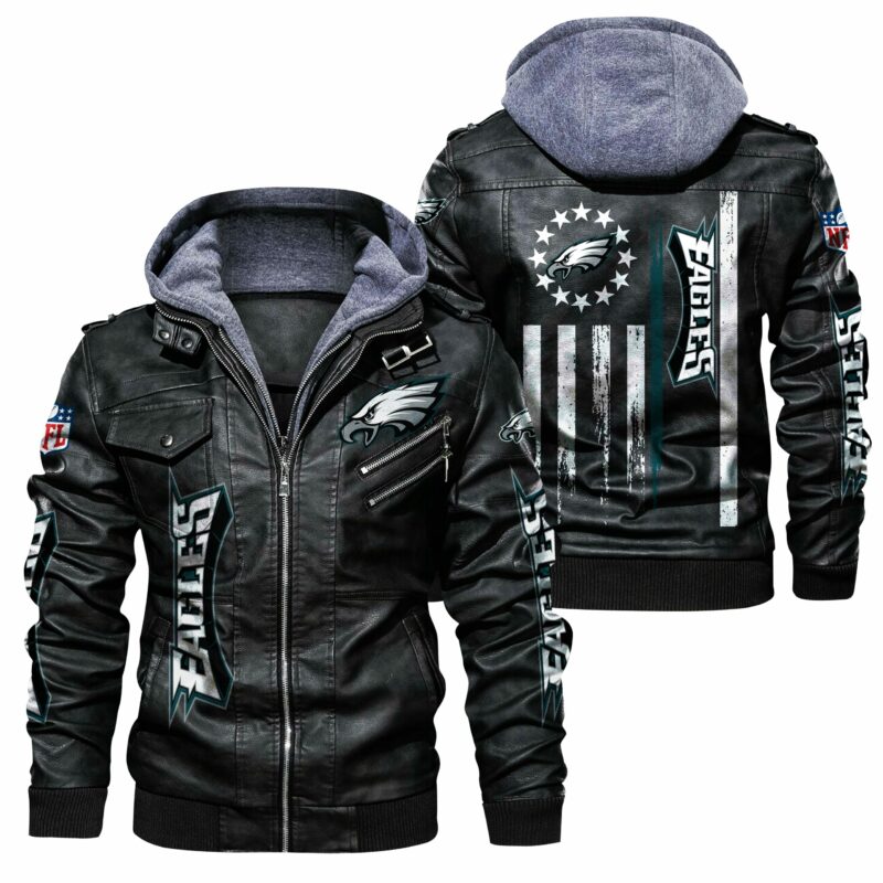 Best Philadelphia Eagles Leather Jacket Gift For Fans