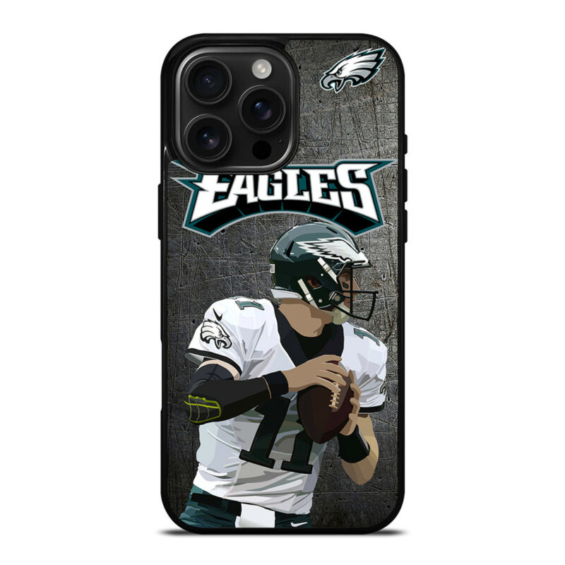 CARSON WENTZ PHILADELPHIA EAGLES 3 iPhone 16 Pro Max Case