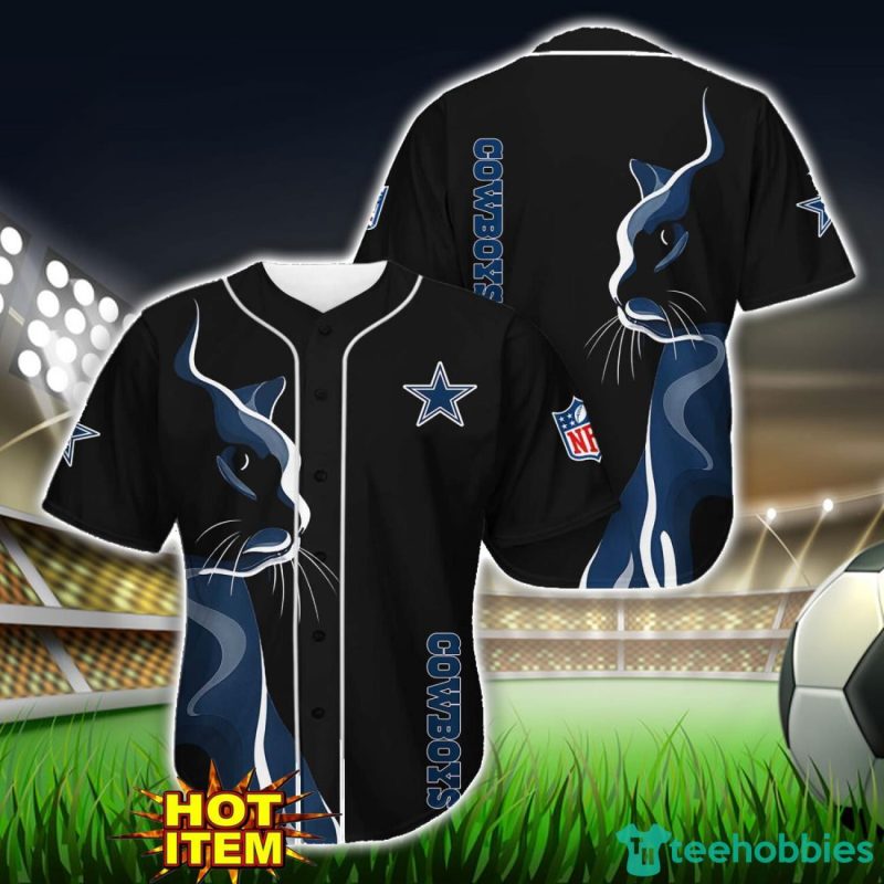 Dallas Cowboys Black Baseball Jersey Shirt For Fans