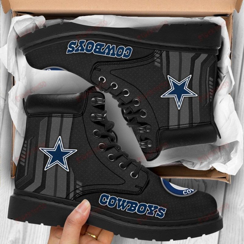 Dallas Cowboys Boots - Premium Shoes/ Premium Leather Boots - Gift For Sports Lovers 122