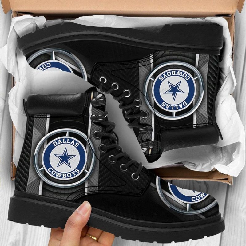 Dallas Cowboys Boots - Premium Shoes/ Premium Leather Boots - Gift For Sports Lovers 268