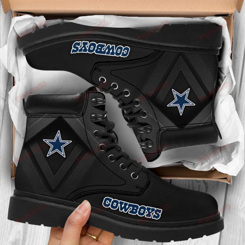 Dallas Cowboys Boots - Premium Shoes/ Premium Leather Boots - Gift For Sports Lovers 245