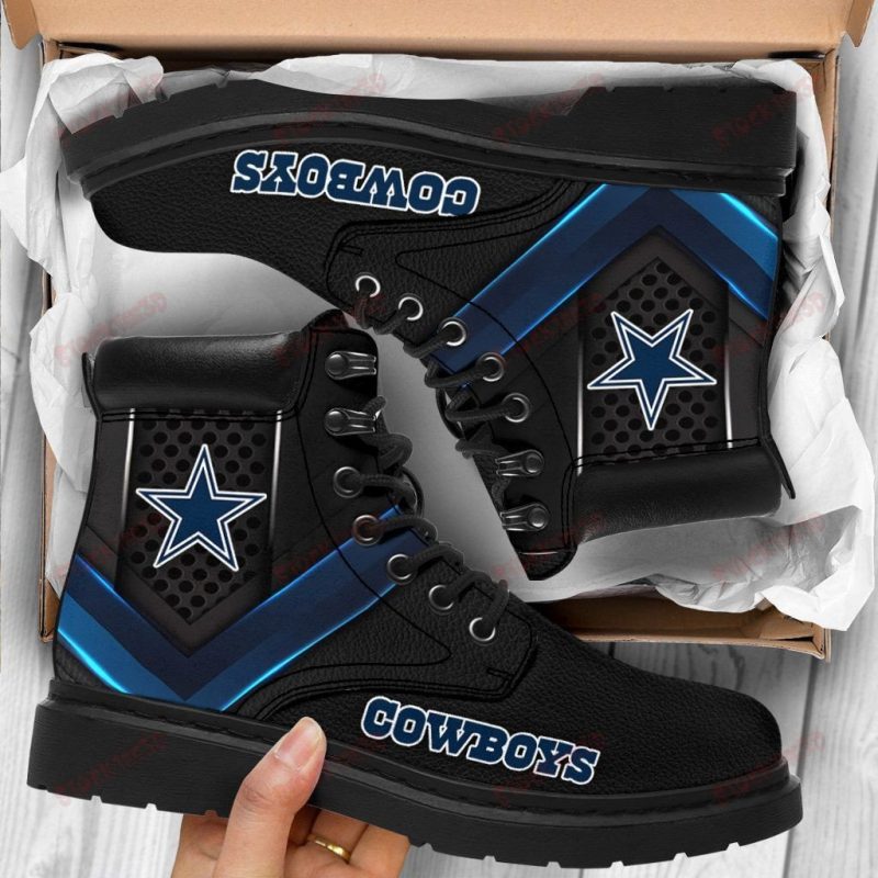 Dallas Cowboys Boots - Premium Shoes/ Premium Leather Boots - Gift For Sports Lovers 93