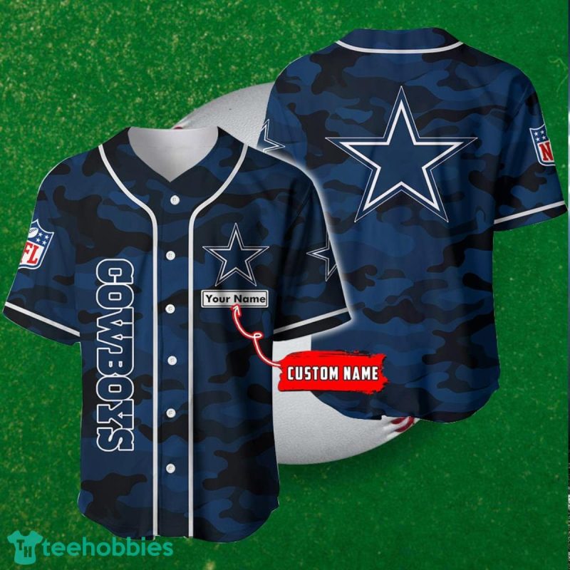 Dallas Cowboys Custom Name Baseball Jersey NFL Shirt Best Gift For Fans