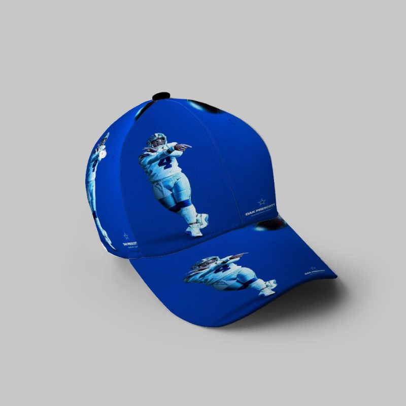 Dallas Cowboys Dak Prescott1 3D Printing Baseball Cap Classic Hat - Potatoke