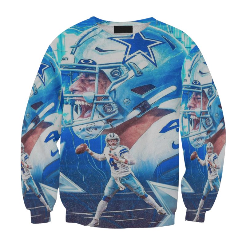 Dallas Cowboys Dak Prescott3 Gift For Fan 3D Full Printing Sweatshirt