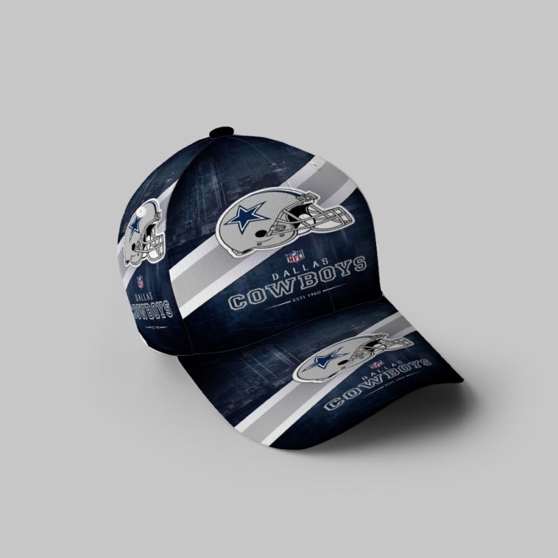 Dallas Cowboys Est 1960 Helmet City 3D Printing Baseball Cap Classic Hat - Potatoke