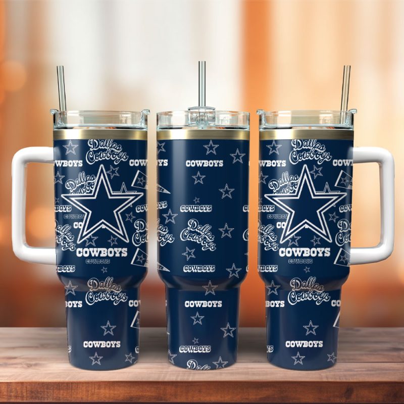 Dallas Cowboys Football NFl Sport Custom Stanley Cup 40 oz 30 oz Tumbler With Handle | StormMerch