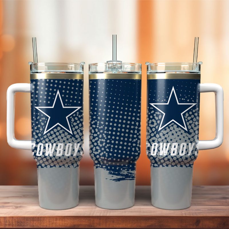 Dallas Cowboys Football NFl Sport Custom Stanley Cup 40 oz 30 oz Tumbler With Handle | StormMerch