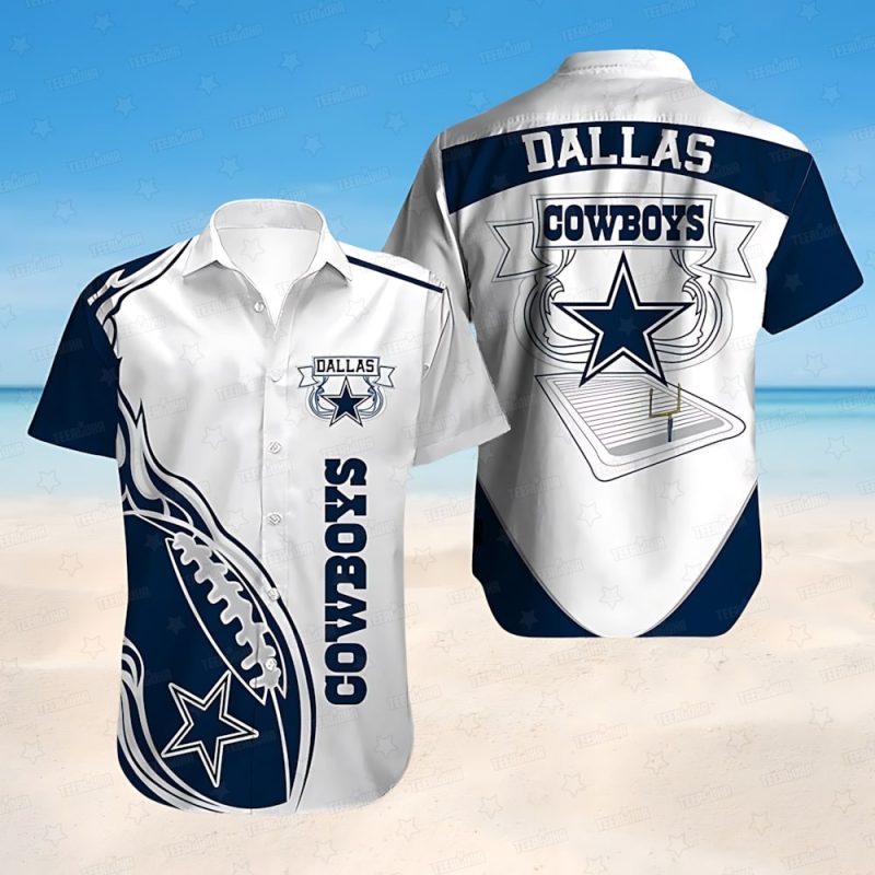 Dallas Cowboys Gridiron Pride Hawaiian Shirt - TeeAloha