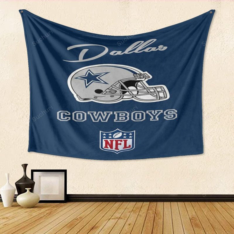 Dallas Cowboys Helmet Blue Gift For Fan 3D Full Printing Tapestry