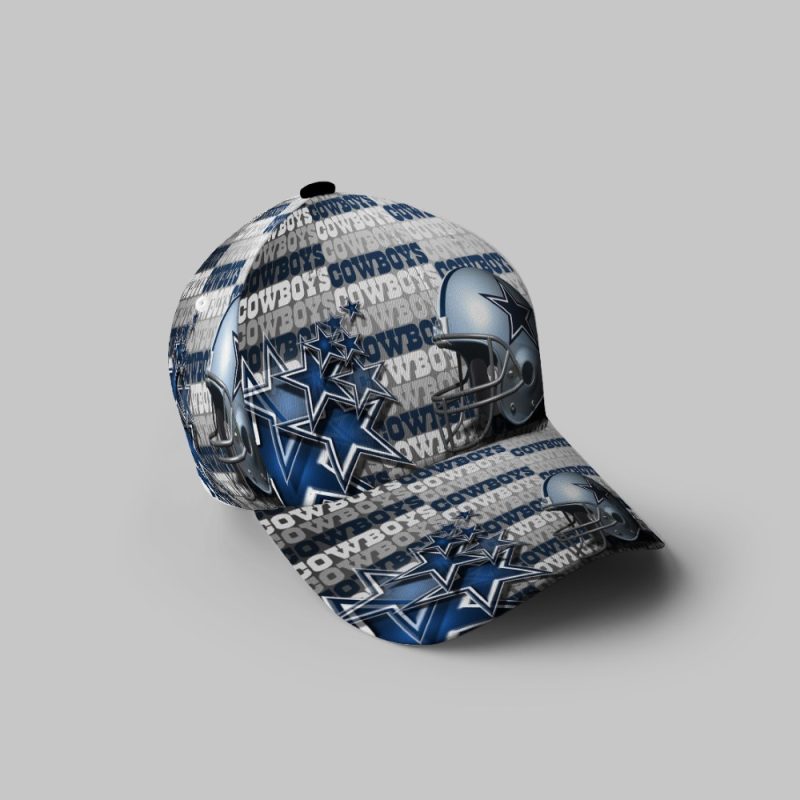 Dallas Cowboys Helmet Cowboys 3D Printing Baseball Cap Classic Hat - Potatoke