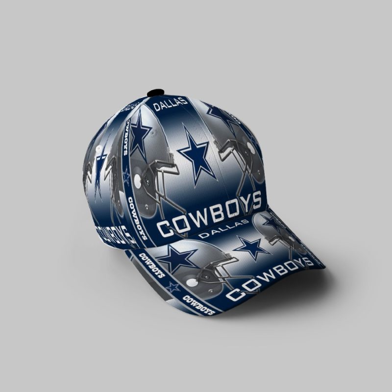 Dallas Cowboys Helmet Star 3D Printing Baseball Cap Classic Hat - Potatoke