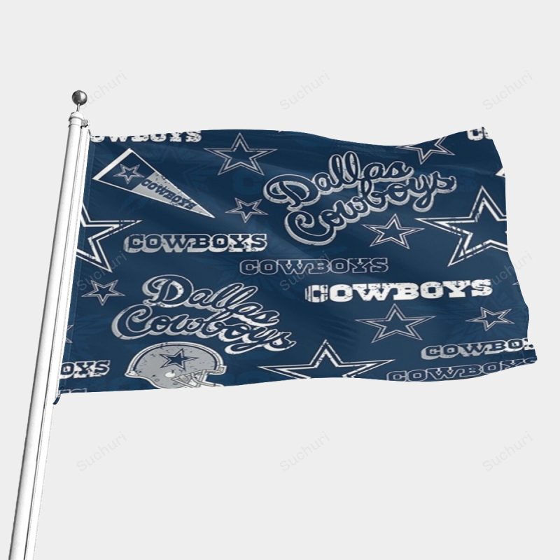 Dallas Cowboys Helmet Star Text Gift For Fan 3D Full Printing Two Side