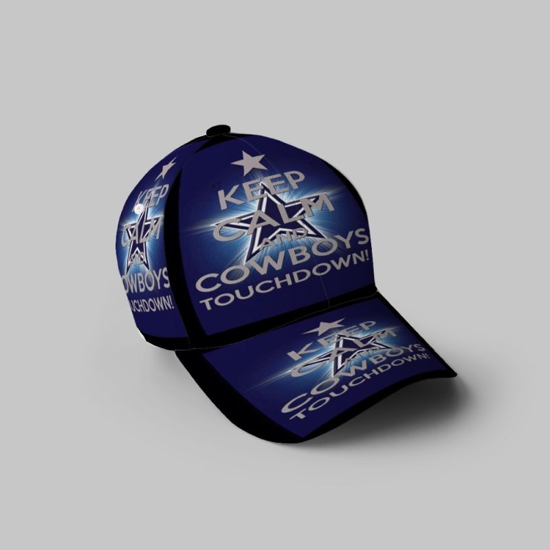 Dallas Cowboys Keep Calm And 3D Printing Baseball Cap Classic Hat - Potatoke