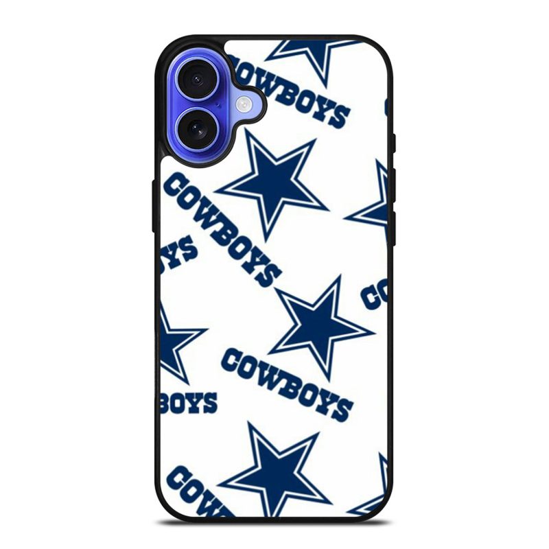 DALLAS COWBOYS LOGO PATTERN iPhone 16 Case Cover