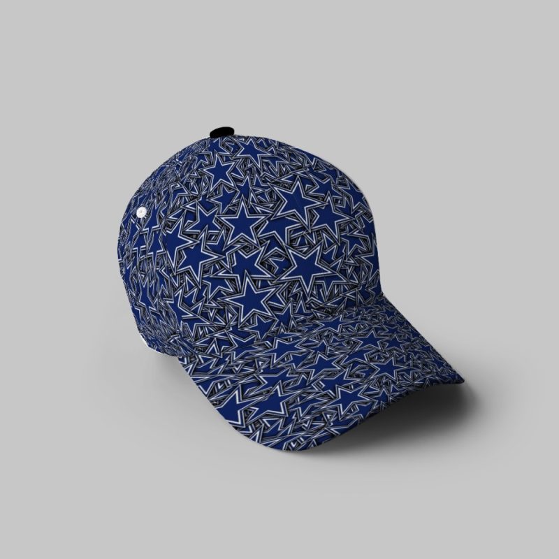 Dallas Cowboys Navy Star 3D Printing Baseball Cap Classic Hat - Potatoke