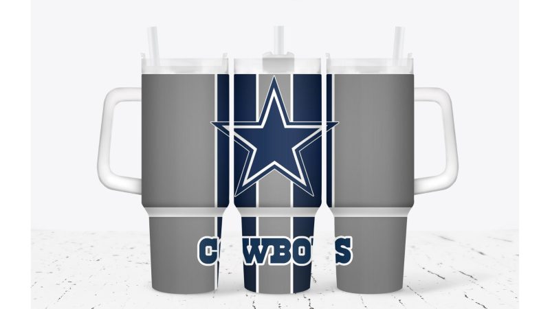 Dallas Cowboys NFL Custom Stanley Cup 40 oz 30 oz Tumbler With Handle | StormMerch