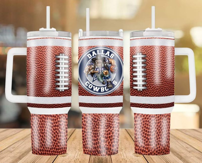 Dallas Cowboys NFL Custom Stanley Cup 40 oz 30 oz Tumbler With Handle | StormMerch