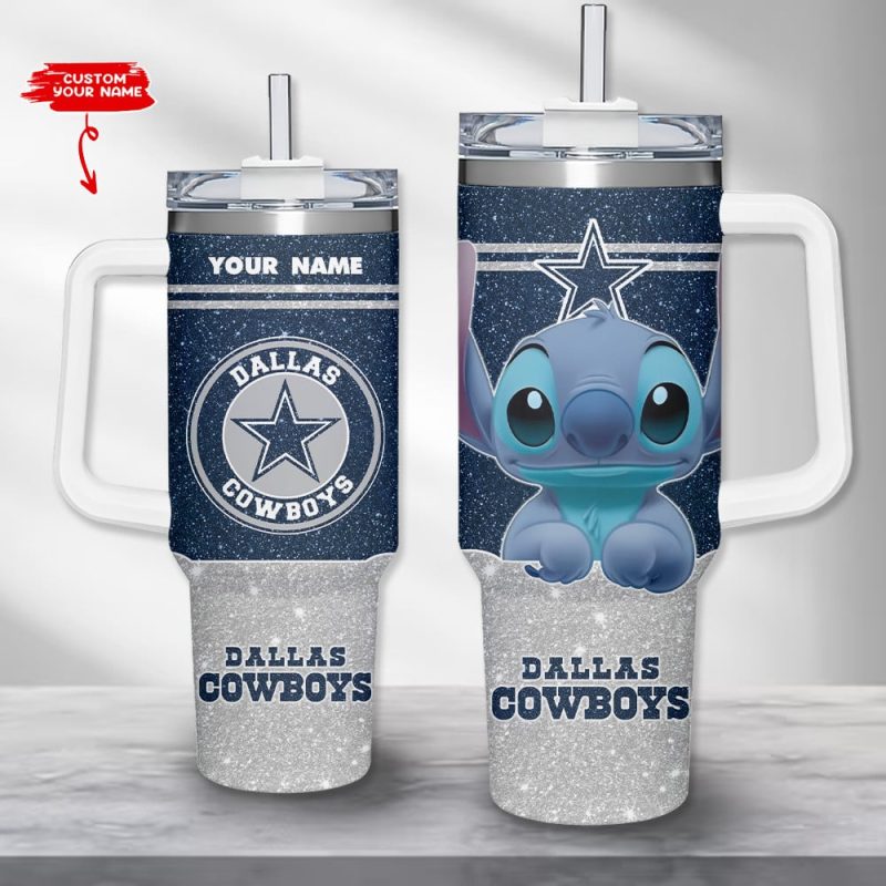 Dallas Cowboys NFL Custom Stanley Cup 40 oz 30 oz Tumbler With Handle | StormMerch