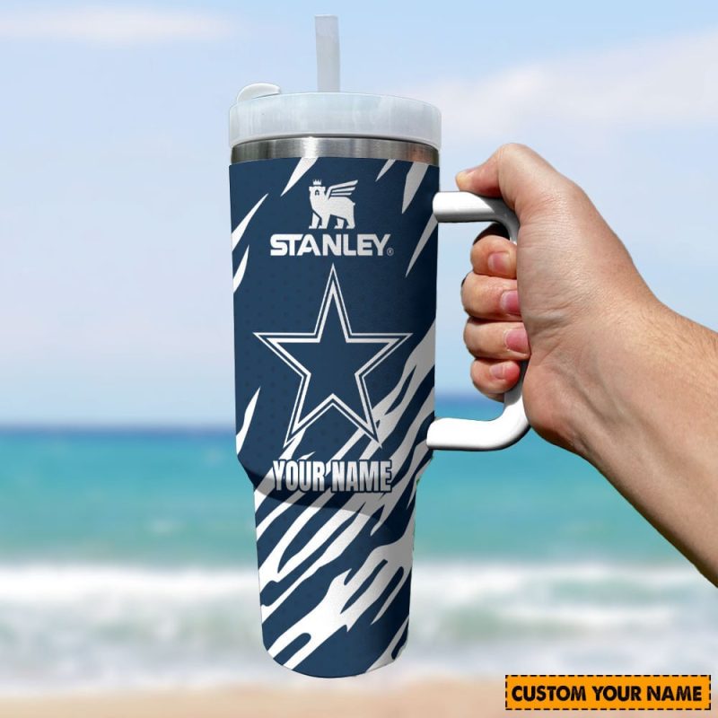 Dallas Cowboys NFL Custom Stanley Cup 40 oz 30 oz Tumbler With Handle | StormMerch