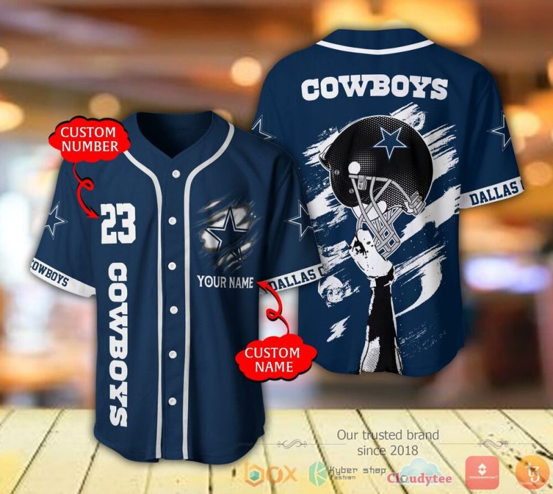 Dallas Cowboys Nfl Personalized Baseball Jersey Shirt - Hot Sale 2025