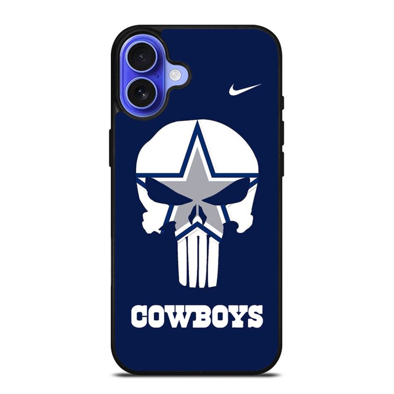 DALLAS COWBOYS NIKE THE PUNISHER iPhone 16 Case Cover