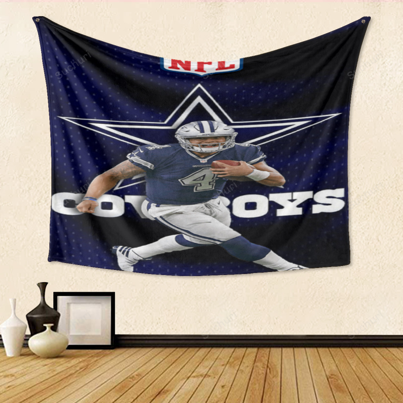 Dallas Cowboys Number 4 Player Gift For Fan 3D Full Printing Tapestry