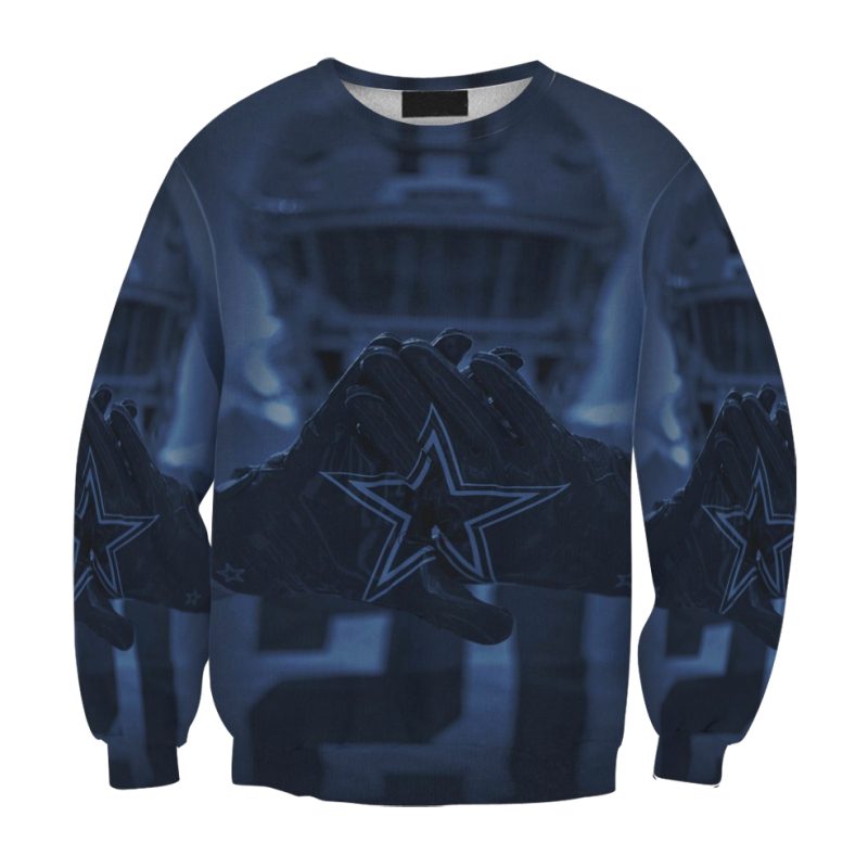 Dallas Cowboys Player With Star Golve Gift For Fan 3D Full Printing Sweatshirt