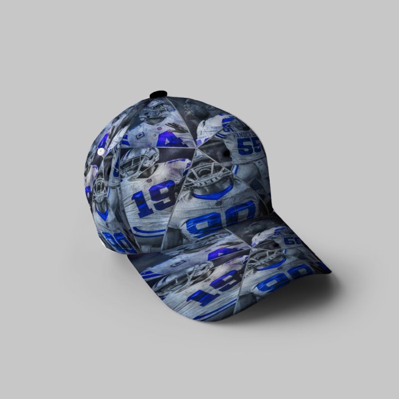 Dallas Cowboys Players Blue White 3D Printing Baseball Cap Classic Hat - Potatoke