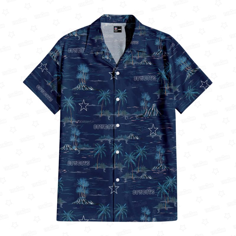 Dallas Cowboys Summer Island Hawaiian Shirt - TeeAloha