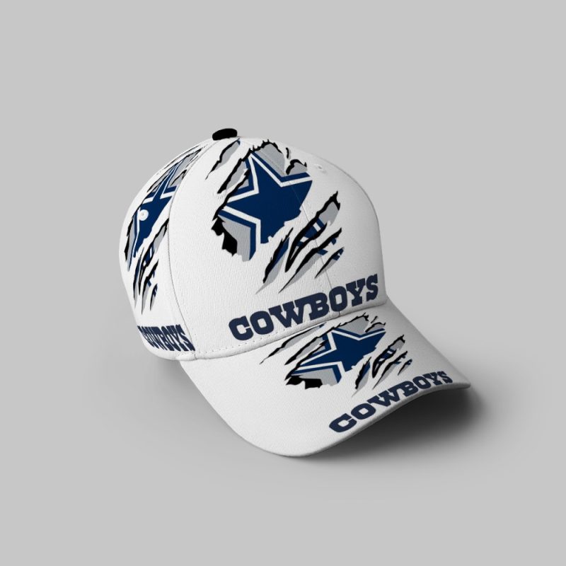 Dallas Cowboys Tear Star 3D Printing Baseball Cap Classic Hat - Potatoke