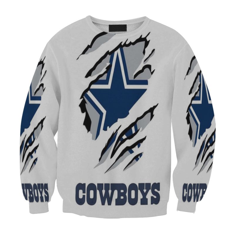 Dallas Cowboys Tear Star Gift For Fan 3D Full Printing Sweatshirt