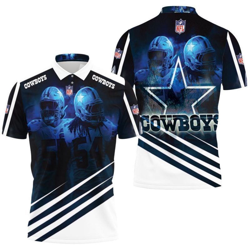 Leighton Vander Esch & Jaylon Smith Dallas Cowboys 3D Polo Shirt, Jersey