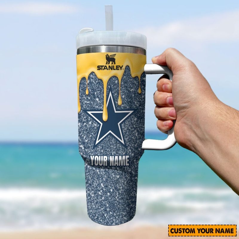 NFL Dallas Cowboys Custom Stanley Cup 40 oz 30 oz Tumbler With Handle | StormMerch