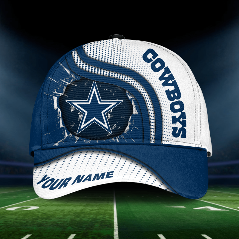 NFL Dallas Personalized Classic Cap 3D - ArtsyWoodsy.Com - Musicdope90s