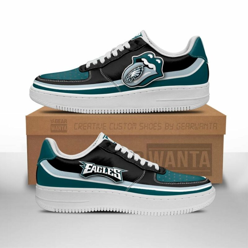 Philadelphia Eagles AF1 Sneakers Custom Force Shoes Sexy Lips For Fans 4272 - Xtrendingprint