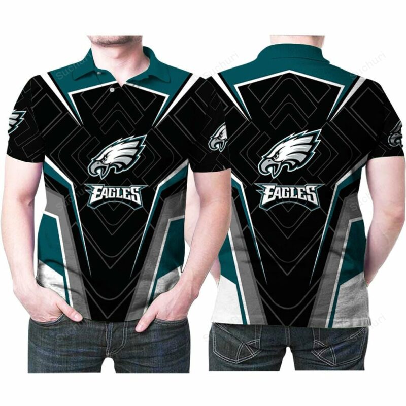 Philadelphia Eagles American Football Logo Team Polo Shirt