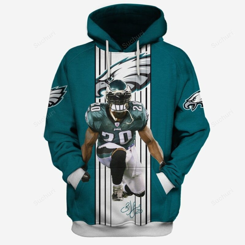 Philadelphia Eagles Brian Dawkins 20 Jerseys Hoodie Personalize Hoodie