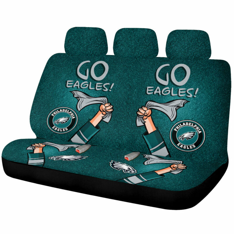 Philadelphia Eagles Car Back Seat Covers Custom Car Accessories