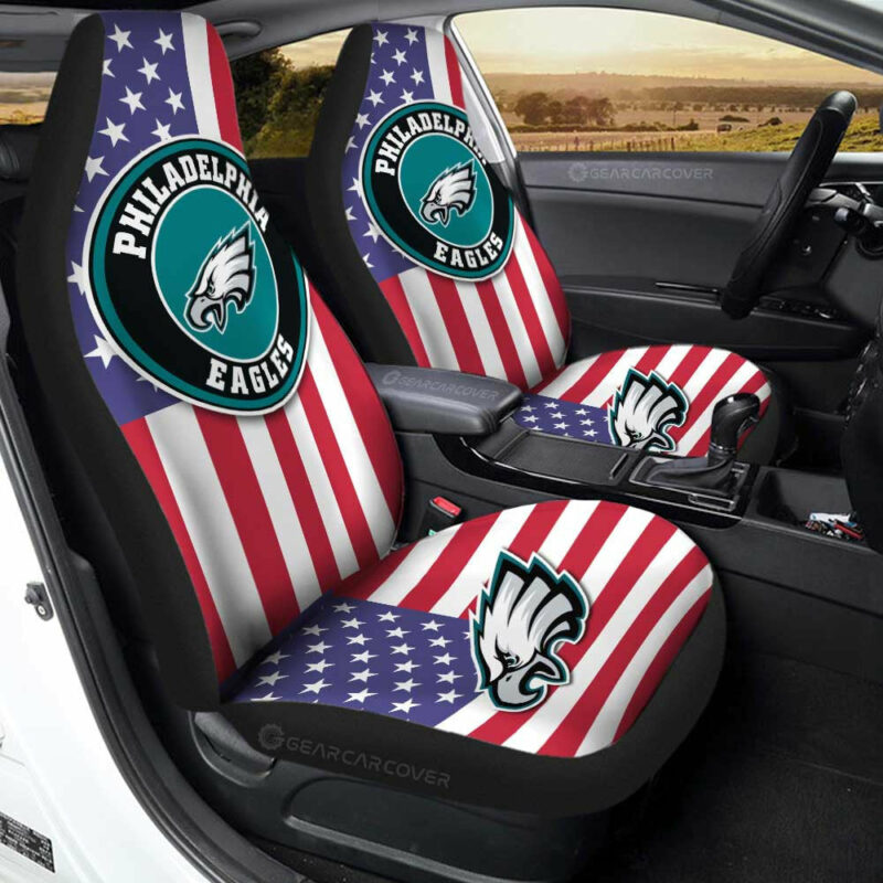 Philadelphia Eagles Car Seat Covers Custom Car Decor Accessories