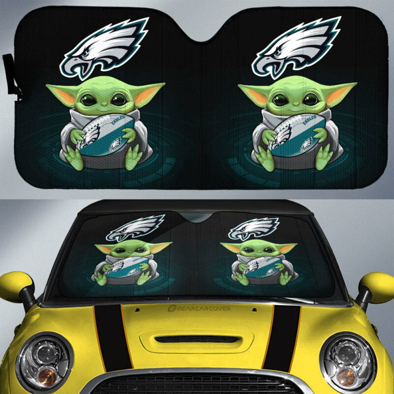 Philadelphia Eagles Car Sunshade Custom Car Accessories For Fan