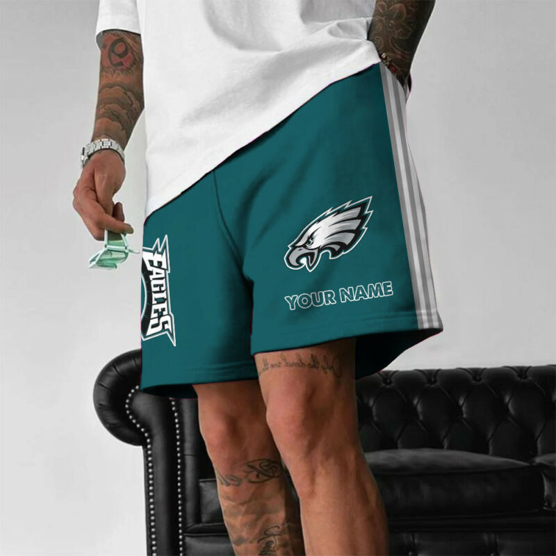 Philadelphia Eagles NFL New Personalized Short Pants Gifts For Fans - Sportswearmerch