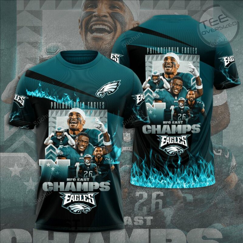 Philadelphia Eagles T-Shirt Hoodie 3D - Clothes 2023