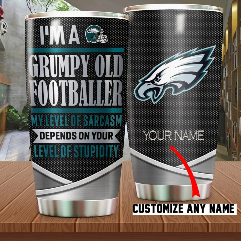 Philadelphia Eagles Tumbler Sport Travel Tumbler To Go