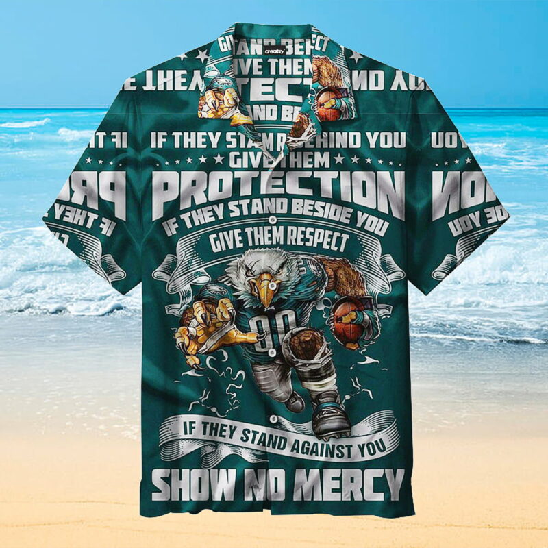 Philadelphia Eagles Warrior Protection Hawaiian Shirt - TeeAloha