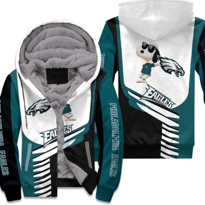 Philadelphia Eagles Snoopy For Eagles Fan 3D T Shirt Hoodie Sweater Fleece Hoodie