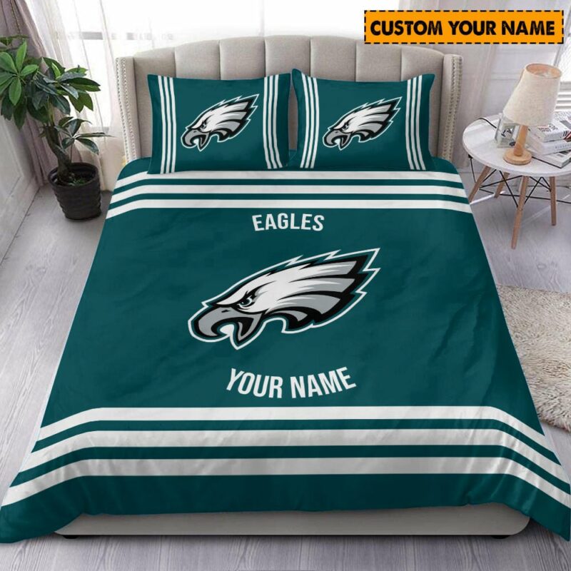 Sportswearmerch Philadelphia Eagles New Pesonalized Bedding set for fan - Sportswearmerch